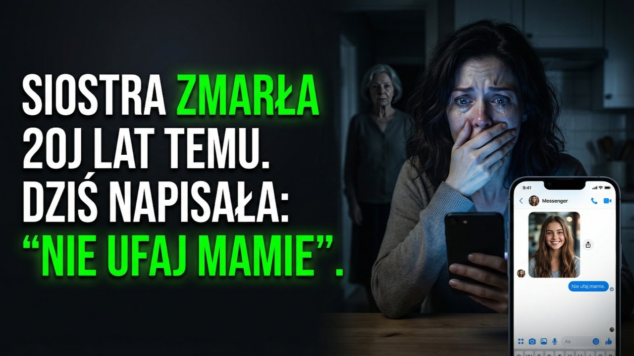 Moja siostra bliźniaczka zmarła 20 lat temu. Wczoraj dostałam od niej wiadomość: „Nie ufaj mamie”