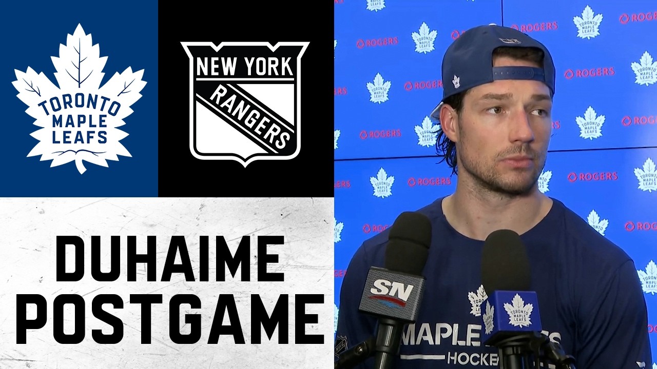 Brandon Duhaime | Post Game vs New York Rangers | October 22, 2026