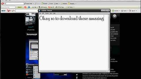 How To Get Cool Alienware Themes for Windows XP/Vista
