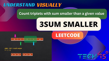 3Sum Smaller - LeetCode 259 | Visual Explanation | Python | Triplets with smaller sum