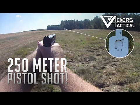 250 Meter Shot with a Pistol!