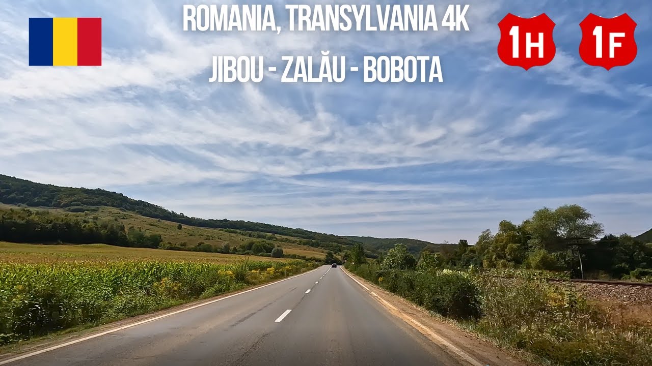 Driving in Romania Transylvania Jibou to Zalău to Bobota