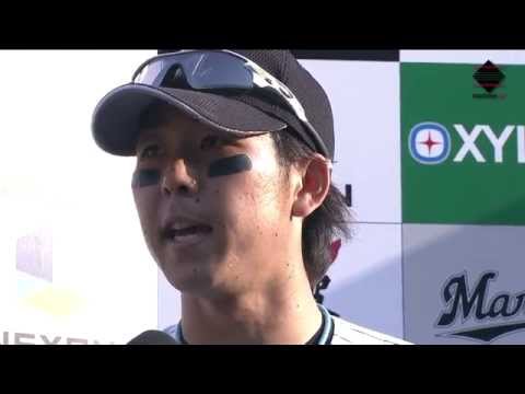 2014年5月10日 ヒーローインタビュー(藤岡、鈴木)
