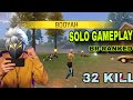 32 KILL Solo Ranked Gameplay FreeFire || B2F