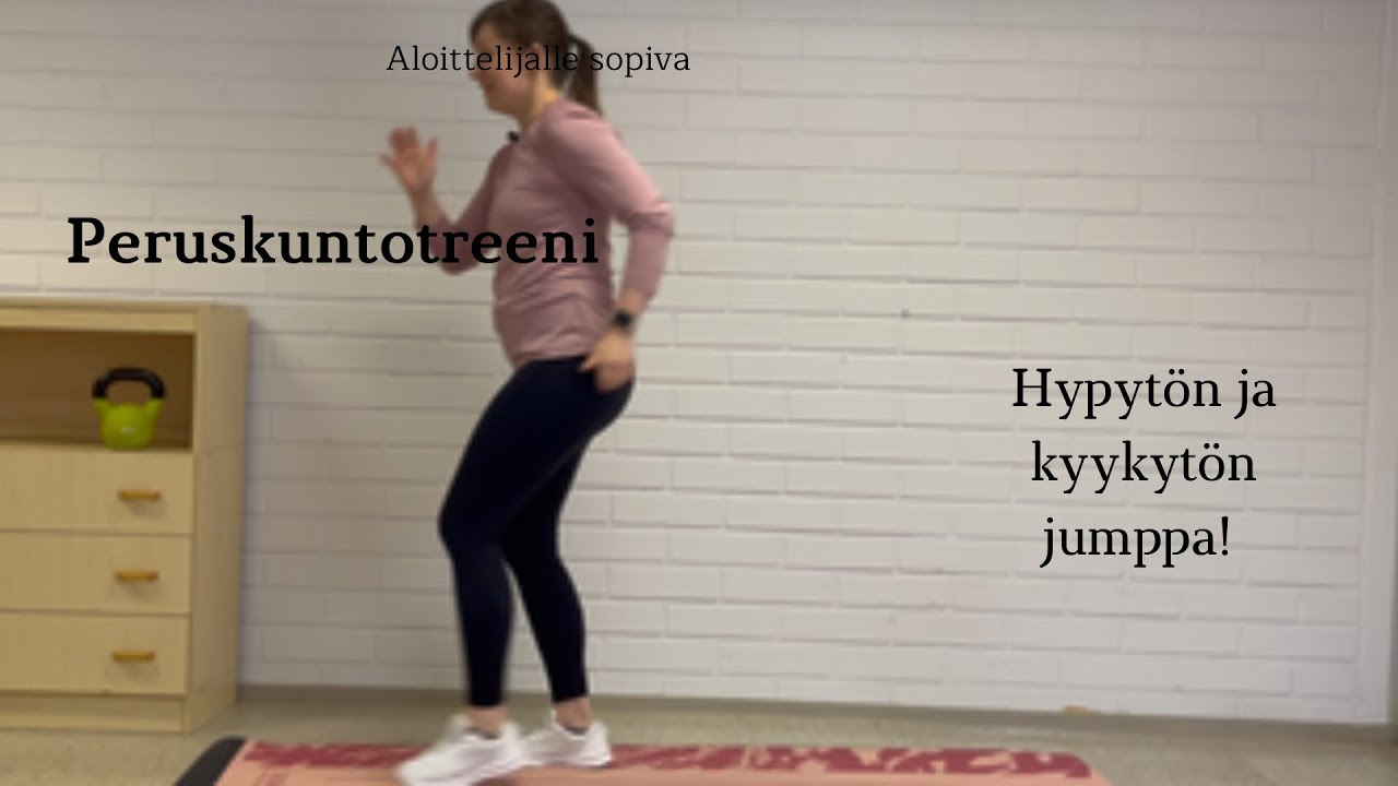 30 min Aerobinen peruskuntotreeni |polviystävällinen & helppo! 