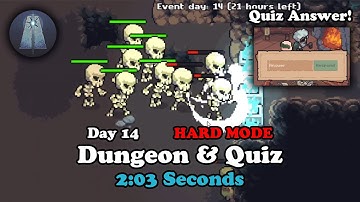 The Beacon Game Day 14 Dungeon & Quiz