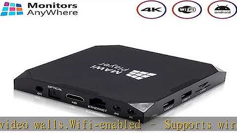 MAWi 4K Digital Signage Player Bundle by Monitors AnyWhere – Video Wall Solution with Android-Based