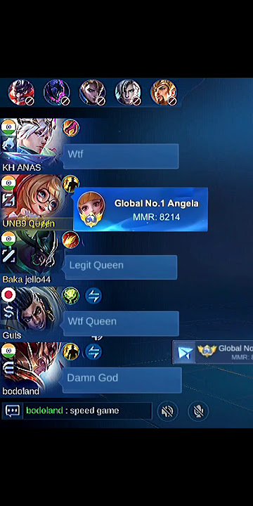 🌸 “GLOBAL No.1 ANGELA 👑 | 8214 MMR QUEEN | LOBBY CAN’T BELIEVE THIS 😱🔥” #shorts #viral
