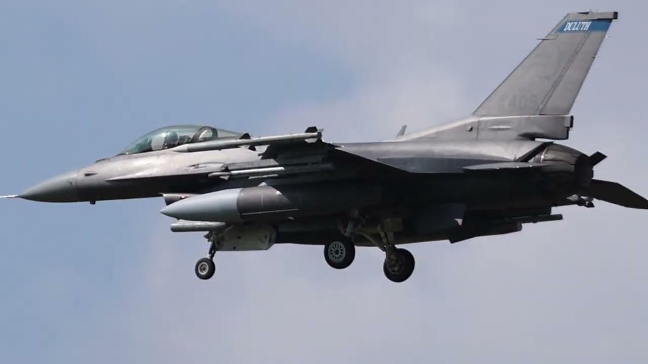 F-16C Viper 148FW 179FS Bulldogs arrives at Volk Field ANGB during Northern Lightning Aug 2023!