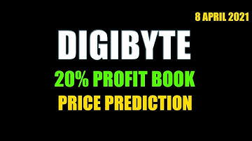 Digibyte dgb price prediction 20% profit book and next target  8 April 2021