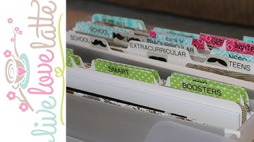 No More Fumbling: Action File Box @ Home! Paper Organization Part 1 of 4 {how to organize}