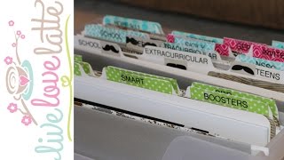 No More Fumbling: Action File Box @ Home! Paper Organization Part 1 of 4 {how to organize}