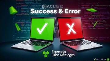 NodeJS, Show Success and Error Message Using Expressjs Flash Message || MrCodder || Parth Patel