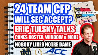 Canes GM Eric Tulsky on Roster Construction, Maintaining Stanley Cup Window | ACC Wants 24 Team CFP