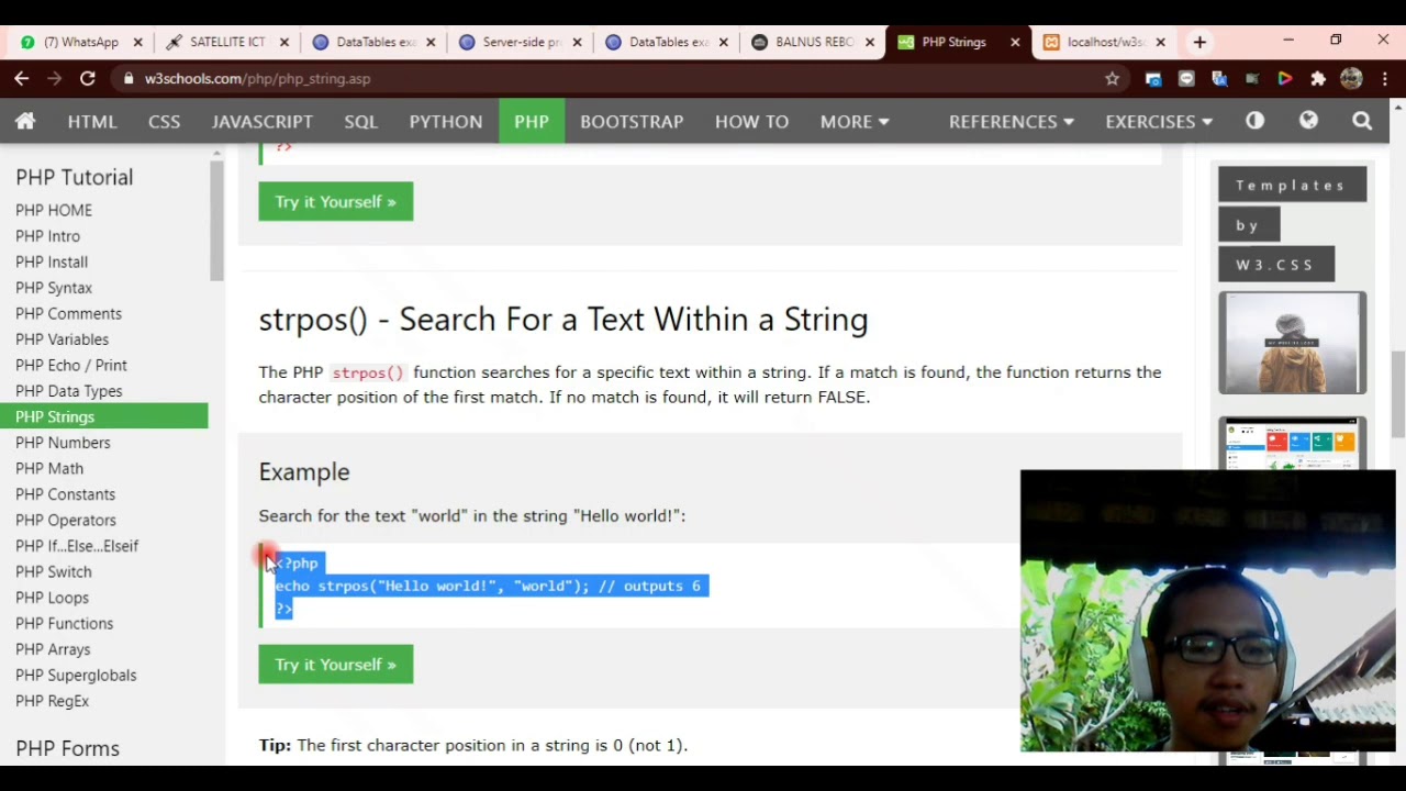PHP | Strings - YouTube