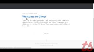 Ghost  Blogging Platform