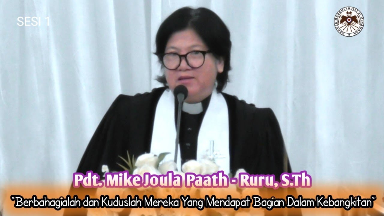 RENUNGAN KHOTBAH IBADAH HARI MINGGU (WAHYU 20 : 1 - 6) GMIM MARANATHA SARONGSONG 1