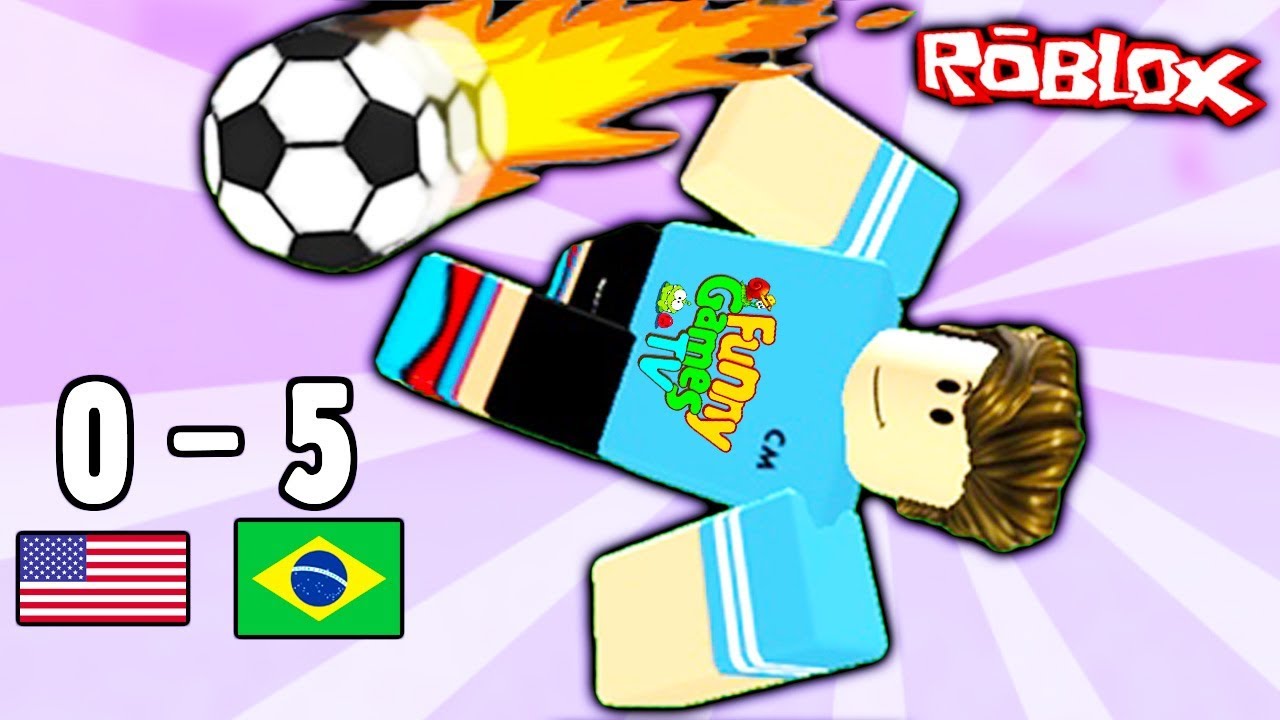 Чемпионат мира по Футболу в Роблокс встречаются сборная США и Бразилии ...