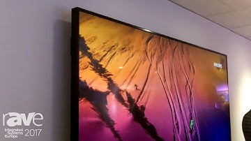 ISE 2017: Philips Debuts 86" Q-Line Professional Display