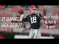 JT DANIELS UGA DEBUT | Full Highlights Vs. Mississippi St 2020 | (401 YDS, 4 TDS)