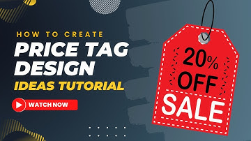 How to Create Price Tag Design in Adobe illustrator | Sale Tag Design Tutorial | Clothing Label Tag