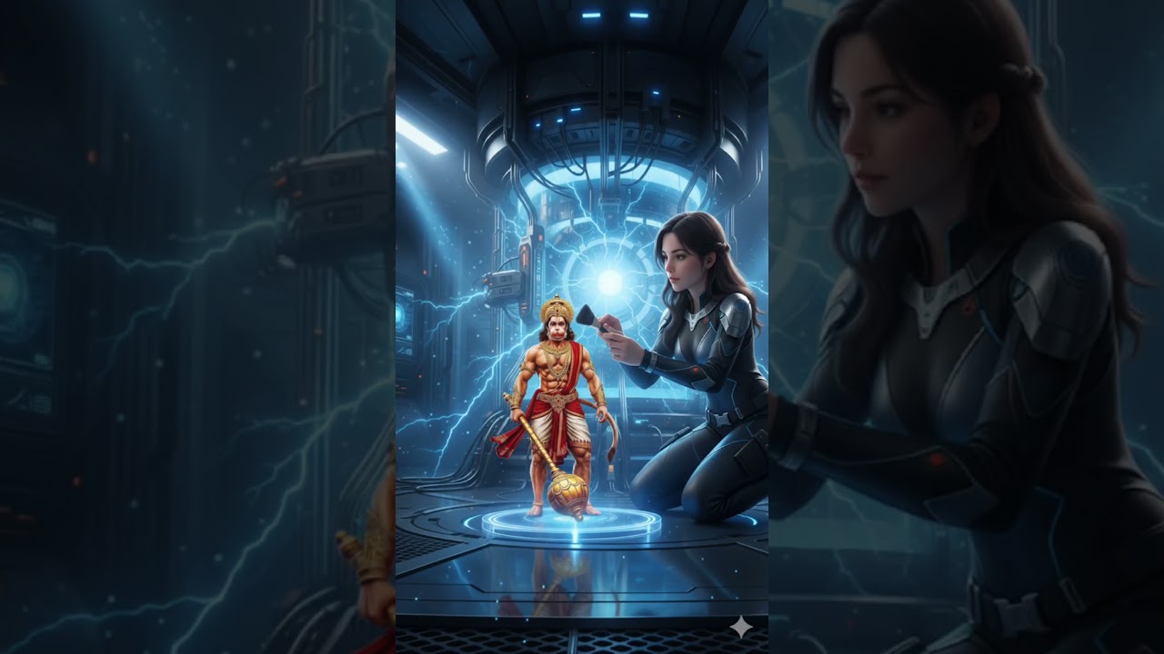 Trending 3d Ai photo with Bajrangbali 🌸🙇🙏  