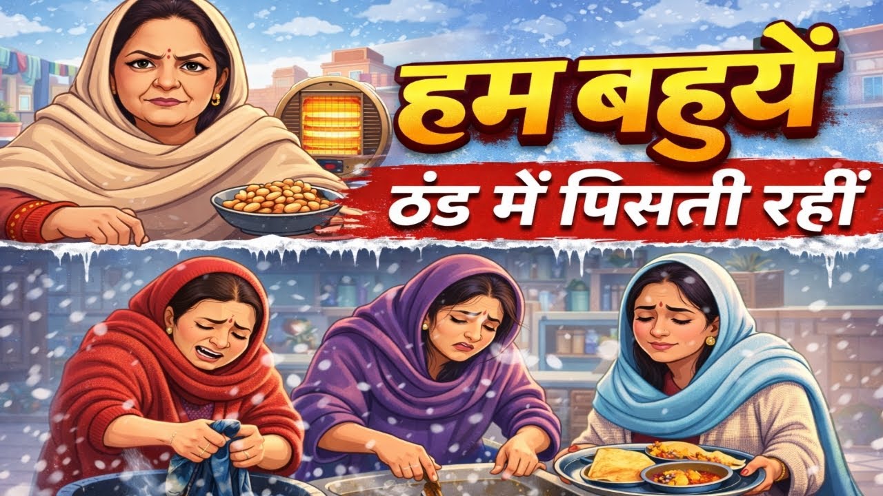 हम बहुएँ ठंड में पिसती रहीं 😢 | सास की जुल्म भरी कहानी | Emotional Family Story