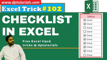 How To Create Checklist in Excel || Create an Interactive Checklist in Excel || Excel Tricks