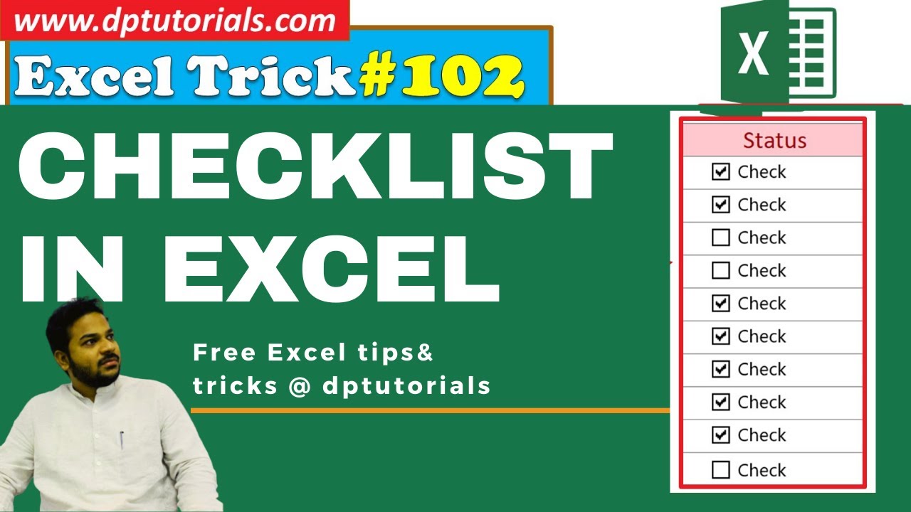 how-to-create-checklist-in-excel-create-an-interactive-checklist-in
