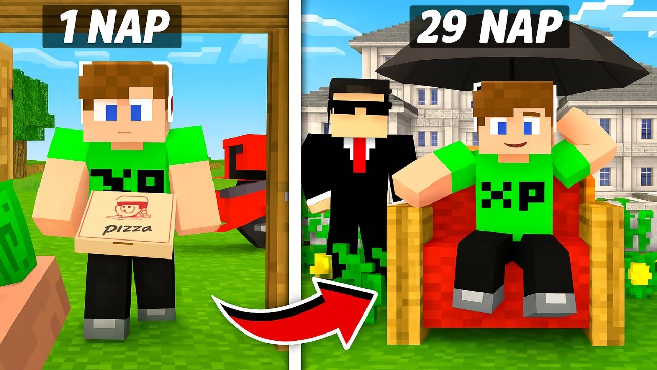 30 NAP ALATT GAZDAG LETT XP A MINECRAFT-BAN! 😱