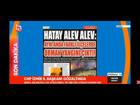 antakya gazetesi yangın