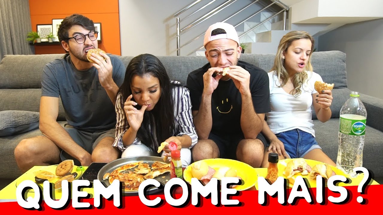 QUEM COME MAIS RÁPIDO *tenso* comidas francesas