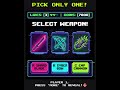 CHOOSE YOUR CYBER WEAPON! ⚔️🔫 #shorts #pixelart #8bit #16bit #thisorthat #arcade #game