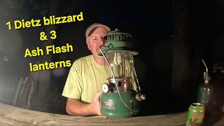Late night lantern light up, Let's burn some Ash Flash lanterns!
