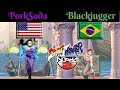 Street fighter alpha 2 porksoda vs lndblackjugger  ft3