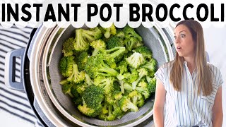 How to Make Broccoli in The Instant Pot- Zero Minute Cook Time!