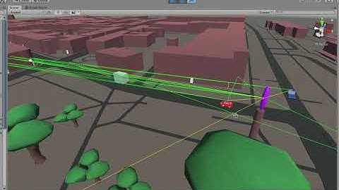 Ray-Tracing-based V2I Communication Channel Modeling in Unity 3D