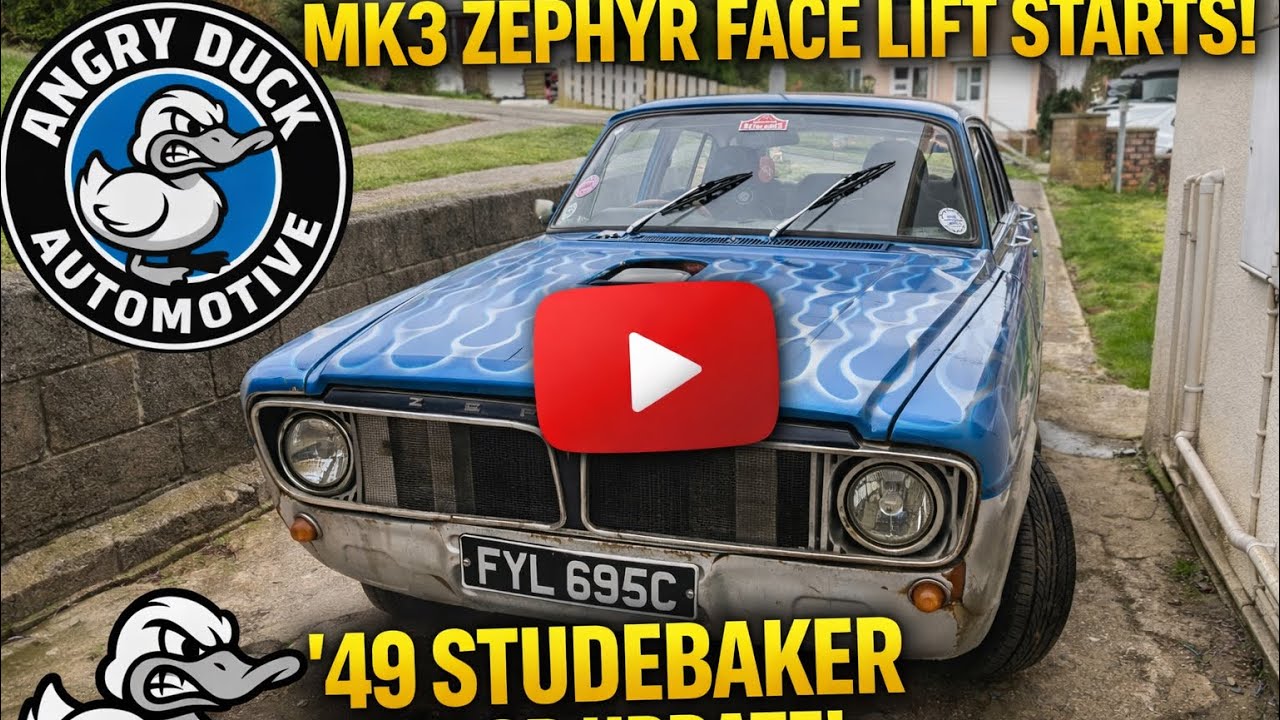 MK3 Ford Zephyr Face Lift Begins! + 1949 Studebaker Hotrod Build Update