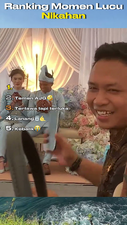 Ranking Momen Lucu Nikahan