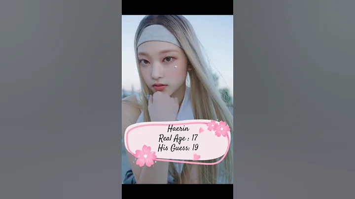 My younger brother guesses New Jeans Members Age 💞✨