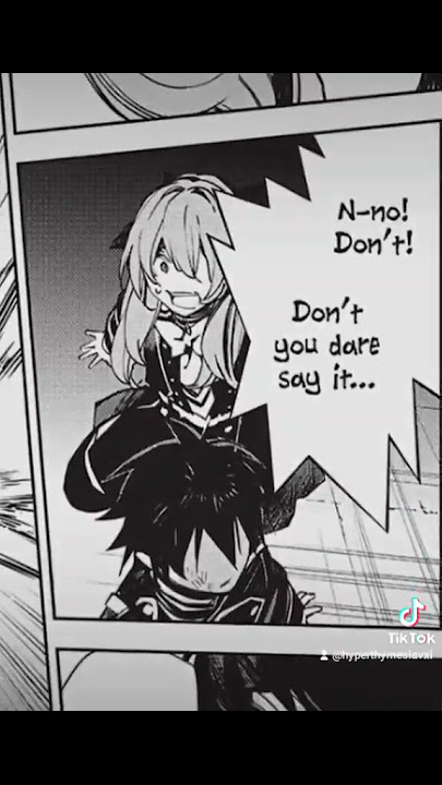 Shinoa x Yuu 💔 #owarinoseraph #manga #spoiler