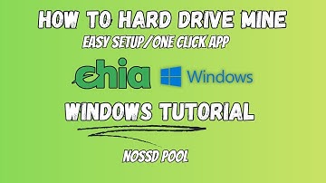 How to Hard Drive Mine Chia | Easy/Simple Setup | Chia Mining | NoSSD Pool | Windows Tutorial | 2025