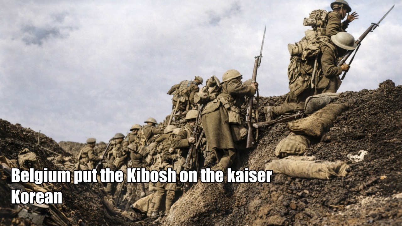 Belgium put the Kibosh on the kaiser - YouTube