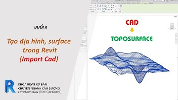 REVIT CẦU ĐƯỜNG : TẠO ĐỊA HÌNH TỪ FILE CAD TRONG REVIT (LINK CAD)