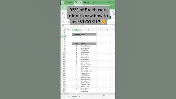 Master VLOOKUP in just few seconds – Quick Excel Tip!