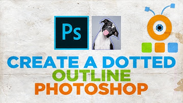 How to Create a Dotted Outline in Photoshop