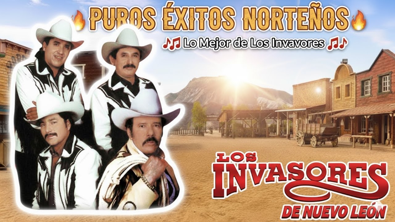PUROS ÉXITOS NORTEÑOS 🔥 Los Invasores De Nuevo León | Lo Mejor De La Historia