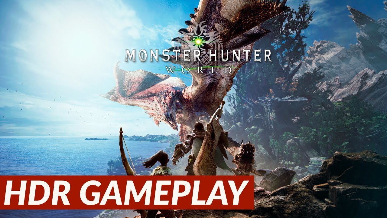 Monster Hunter: World - HDR Gameplay [PS4 Pro] - YouTube