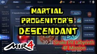 Martial Progenitor's Descendant || unlocks Inner Chi 1 || mir4