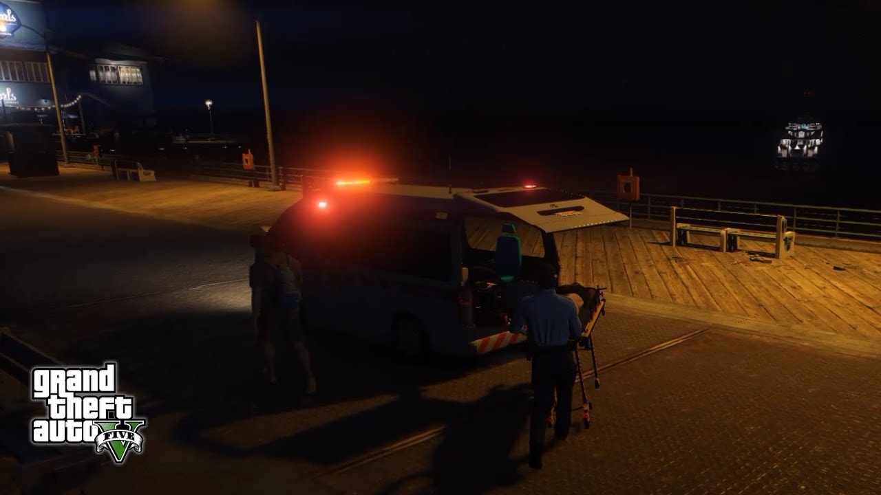 GTA 5 LSPDFR - Menjadi Petugas Paramedis di GTA 5
